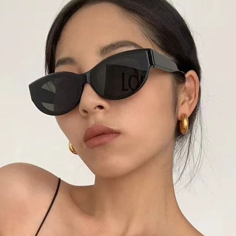 CAIPAI Sonnenbrille Cat-Eye, Vollrand, Kunststoff, schwarz - Bild 2