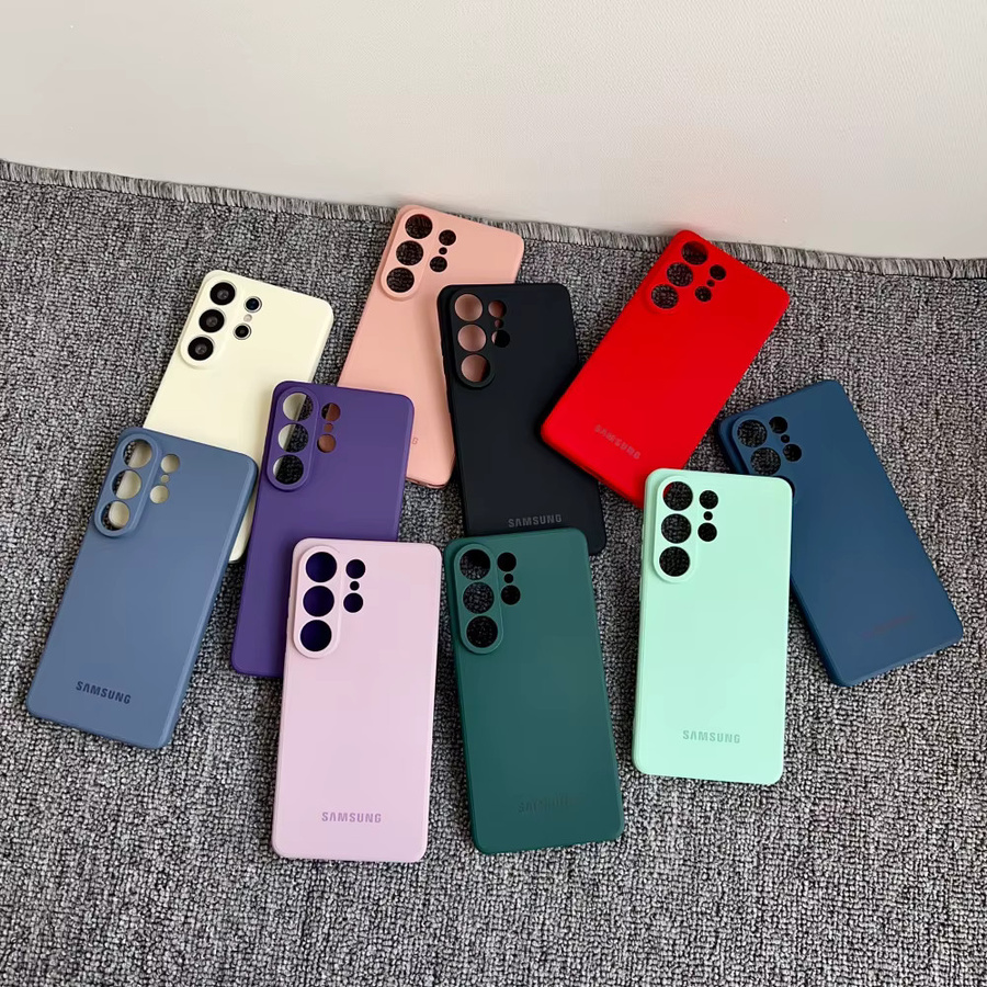 Luxuriöse Flüssigsilikon-Armbandhülle für Samsung Galaxy S25 S26 Ultra S24 S23 S22 Plus S21 S20 FE Note 20 Ultra A56 A36 in Rot - Bild 2
