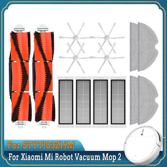 Wellmi Zubehör-Set für Xiaomi Mi Roboter Staubsauger 2 STYTJ03ZHM mit Filter, Mopp-Tuch und Bürsten in Multicolour - Bild 1