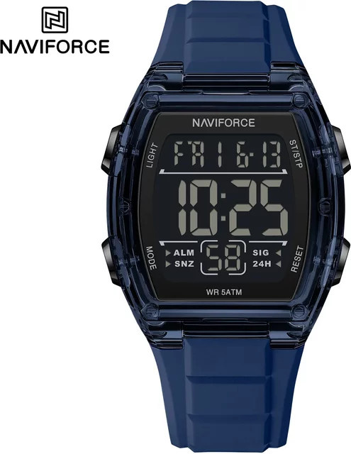 NAVIFORCE Digitaluhr, Silikon, Schwarz, Herren - Bild 1