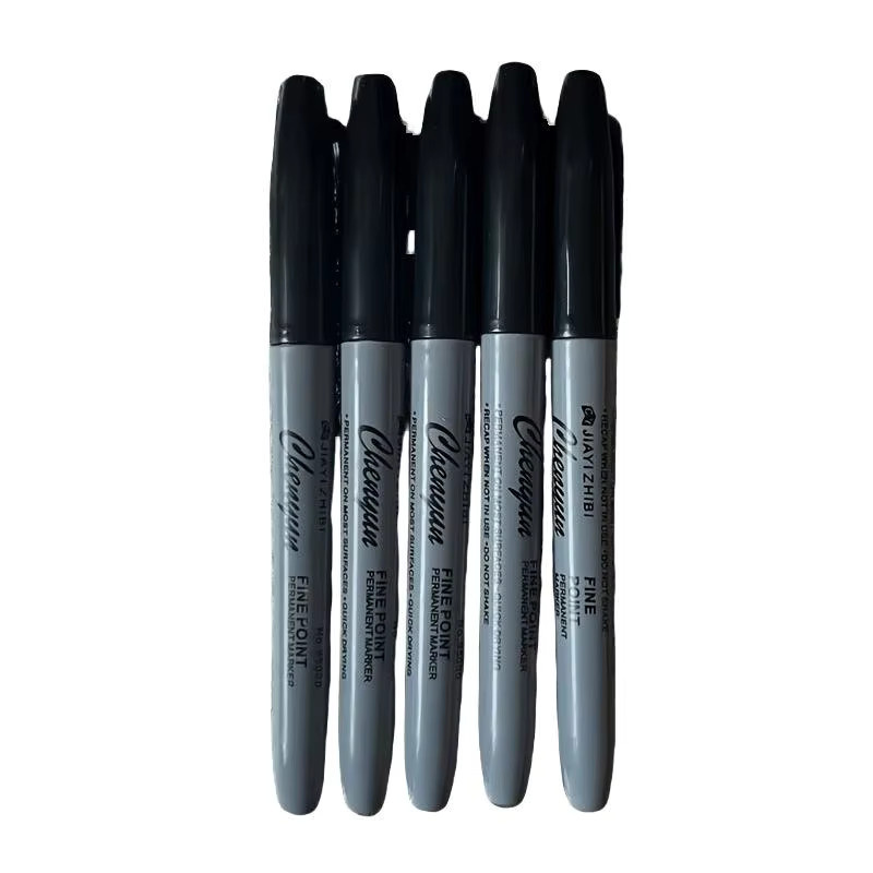 Set aus 1 schwarzem permanentem Marker-Stift, wasserfester Linienzeichnungsstift mit feiner Spitze für Kunstmalerei und Tattoos - Bild 3