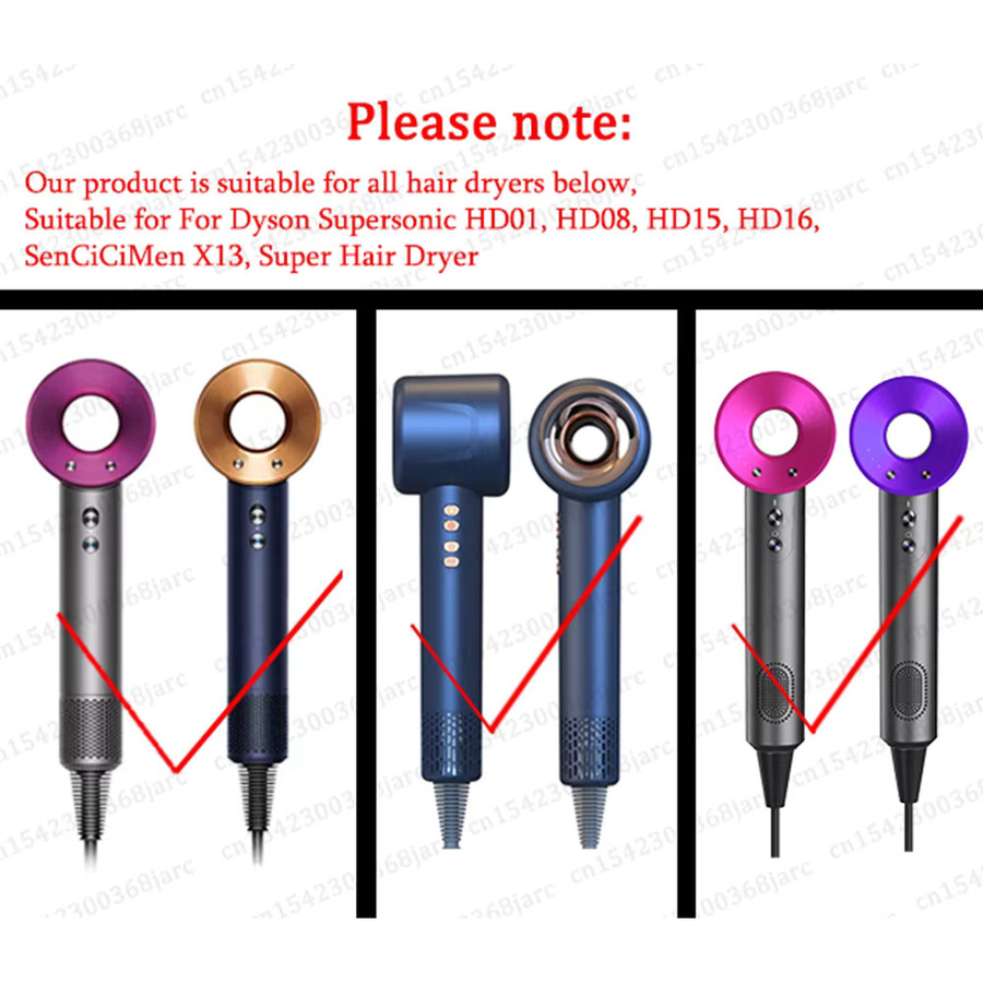 SenCiciMen X13 2-in-1 Diffusordüse für Dyson Supersonic HD16 Nural Haartrockner in Schwarz - Bild 2