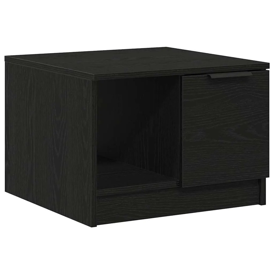 vidaXL Couchtisch in Schwarzer Eiche, moderner quadratischer Holztisch aus MDF, B/T/H: 50 x 50 x 36 cm - Bild 2