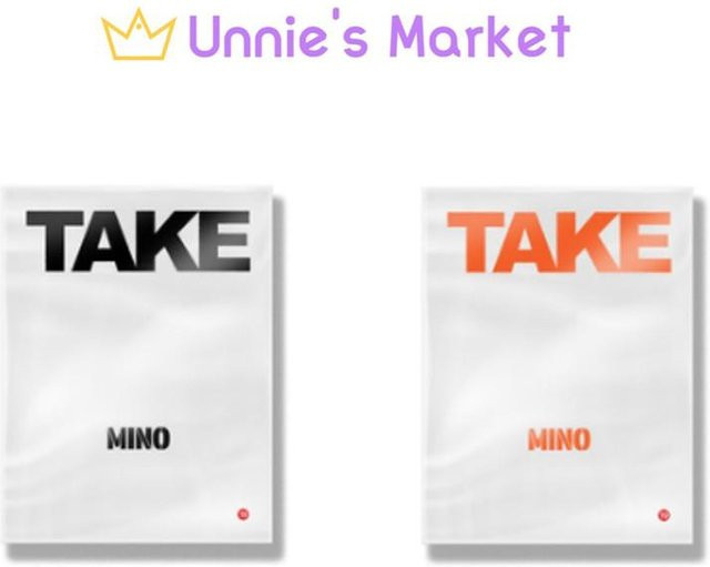 WINNER MINO 2. Album TAKE 1 CD in Schwarz und Grau - Bild 1