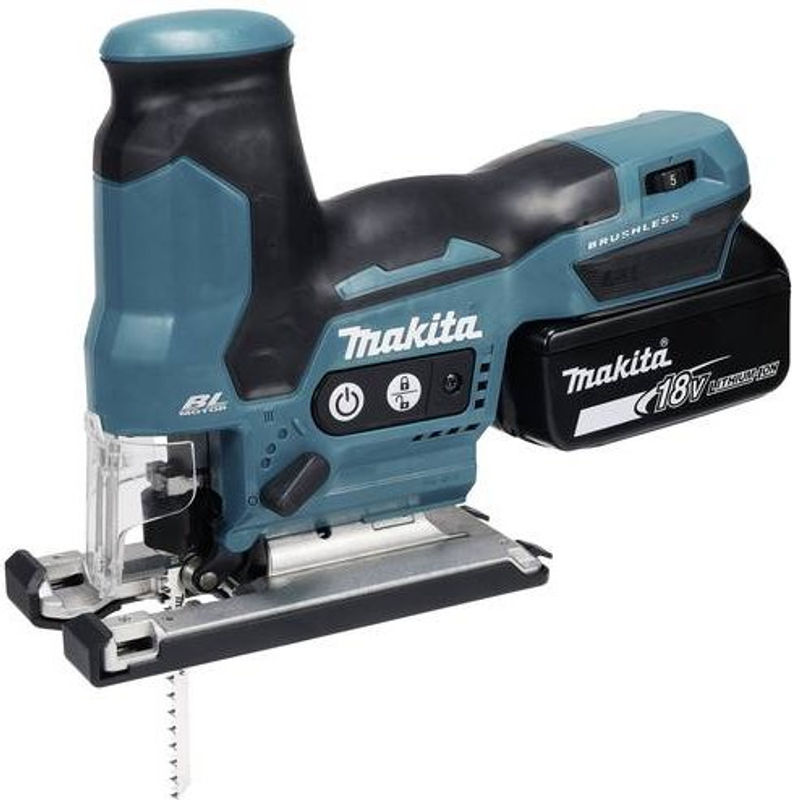 Makita Akku-Pendelhubstichsäge LXT 18V mit 3,0 Ah Akku und Ladegerät in Blau im MAKPAC Koffer - Bild 2
