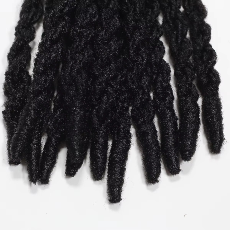 OLD STREET Double Twist Synthetische Loc-Extensions, 14 Zoll, 12 Stränge, Herren - Bild 5