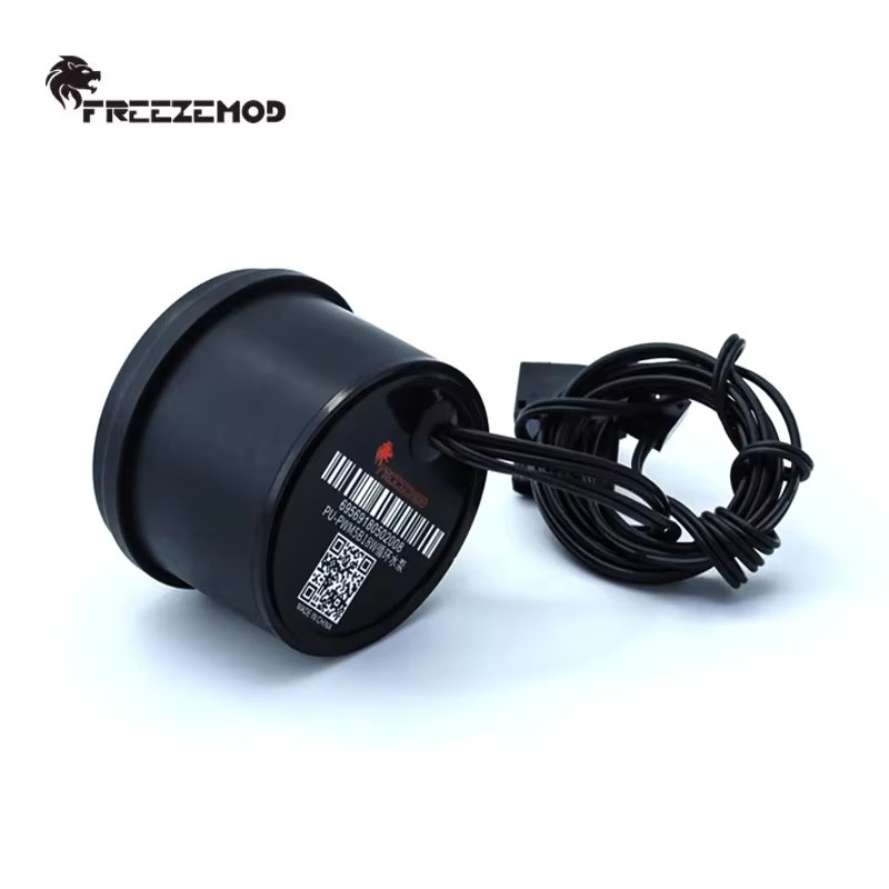 FREEZEMOD Magnetische Aufhängung D5-Wasserpumpe für Computer-Wasserkühlung, PWM-Geschwindigkeitsregelung, Schwarz, 1100 l/h, PU-PWM5B18W - Bild 2