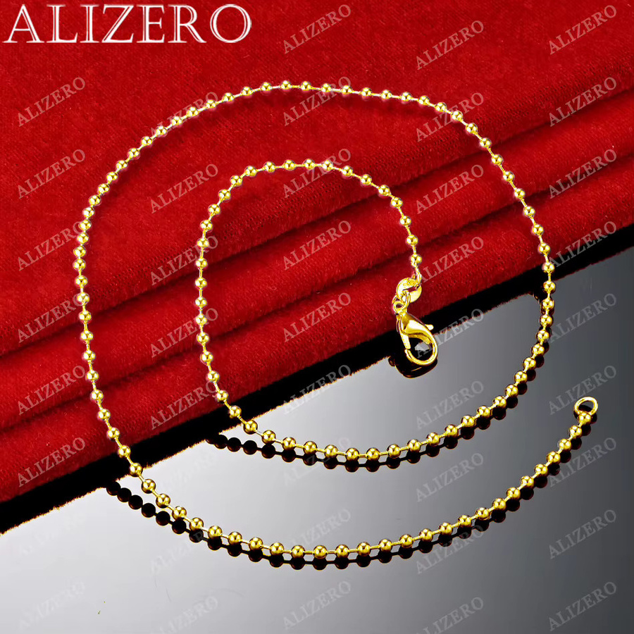 ALIZERO Halskette, 750 Gold, Perle, Unisex - Bild 2