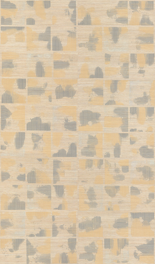 Élitis Tapete Kallisté RM 1077 11 in Beige mit abstraktem geometrischem Design - Bild 1