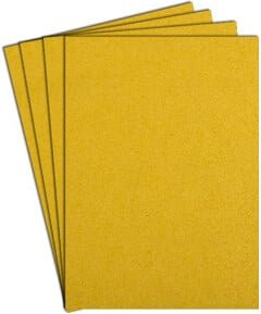 Klingspor Schleifbogen PS 30 D mit Korn 120, Farbe Gelb, B: 23,0 cm, H: 28,0 cm - Bild 1