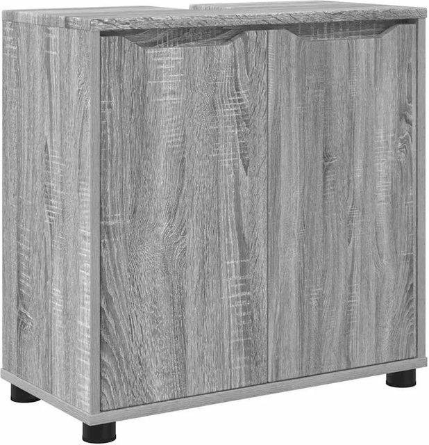 vidaXL Badezimmerwaschbecken-Schrank in Grau Sonoma mit modernem Design, B/T/H: 60 x 30 x 60 cm - Bild 1