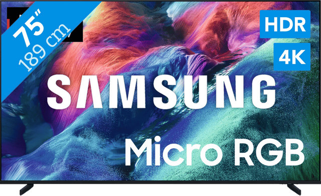 Samsung 75 Zoll Micro RGB R85H 4K UHD Smart TV in Multicolour - Bild 1