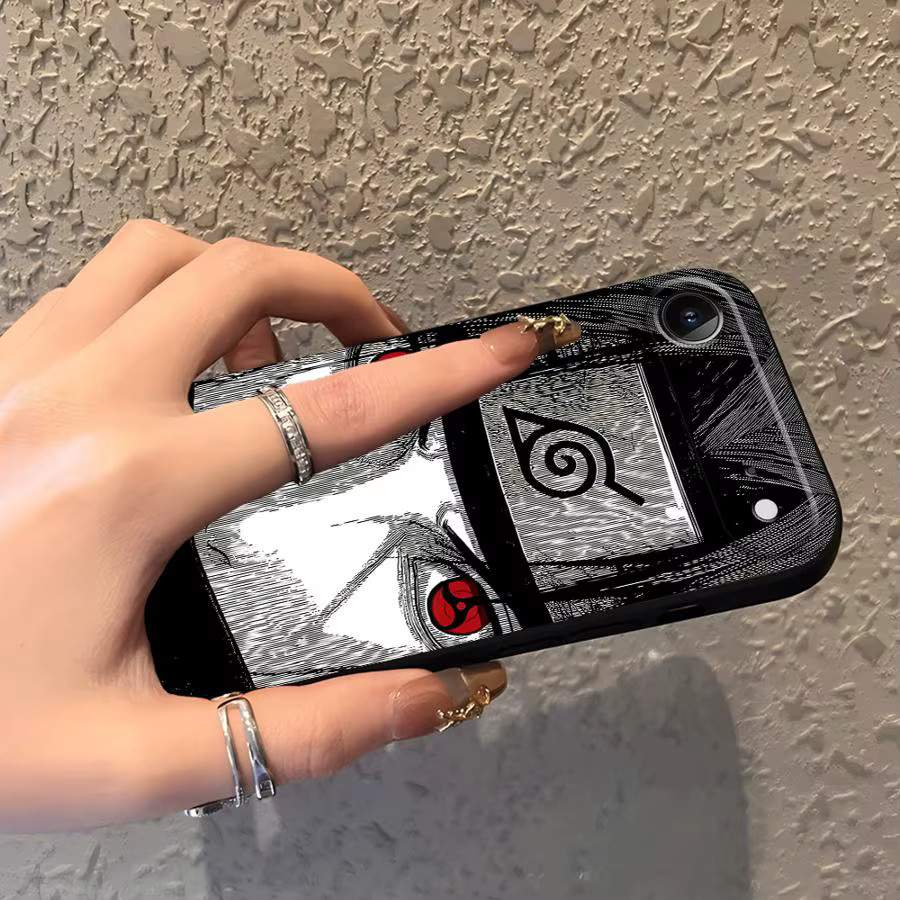 Naruto Handyhülle für iPhone Modelle in Schwarz und Multicolour weiche Schutzhülle - Bild 2
