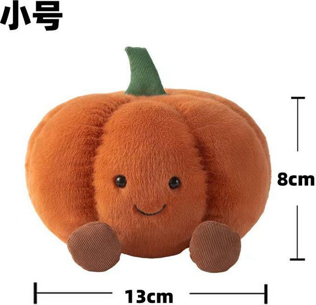 Yiran Health & Beauty Kürbis-Stofftier, Plüsch / Textil, Orange, Halloween - Bild 1