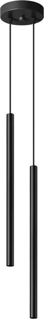 Sollux Lighting Pendelleuchte Pastelo in Schwarz aus Metall für Wohnzimmer, Schlafzimmer und Esszimmer - Bild 1