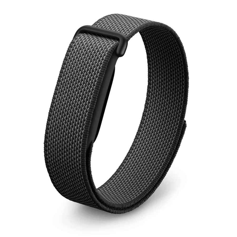 ZHANGU Uhrenarmband Nylon und Silikon, Schwarz, Unisex - Bild 2