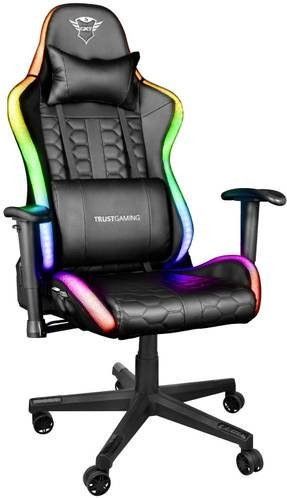 Trust GXT716 RIZZA RGB Gaming-Stuhl in Schwarz - Bild 1