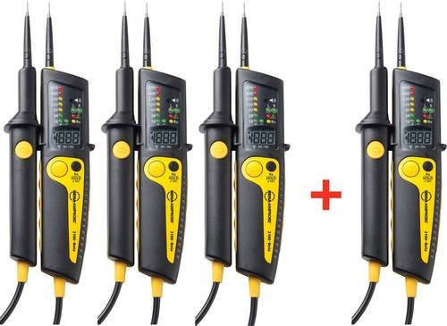 Beha Amprobe 2100-BETA BUNDLE Zweipoliger Spannungsprüfer CAT III 1000 V / CAT IV 600 V in Schwarz mit LCD, LED, Vibration und Akustik - Bild 1