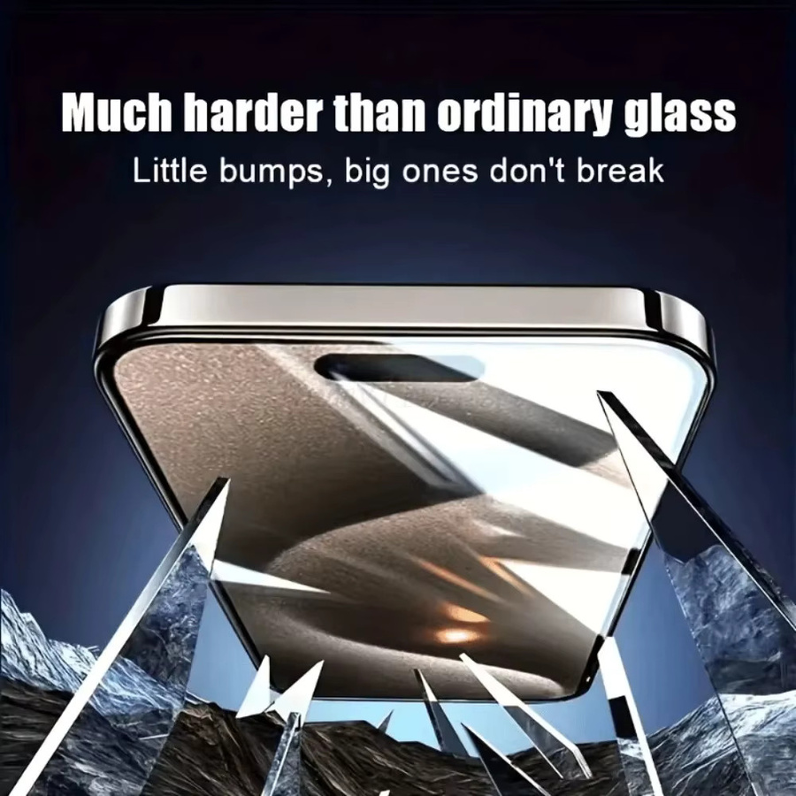 DIXSG 6-in-1 Full Cove HD Displayschutzfolie und Kameralinsen-Glas für iPhone 17 16 15 14 13 12 11 Pro Max Air 16e Plus, transparent - Bild 3