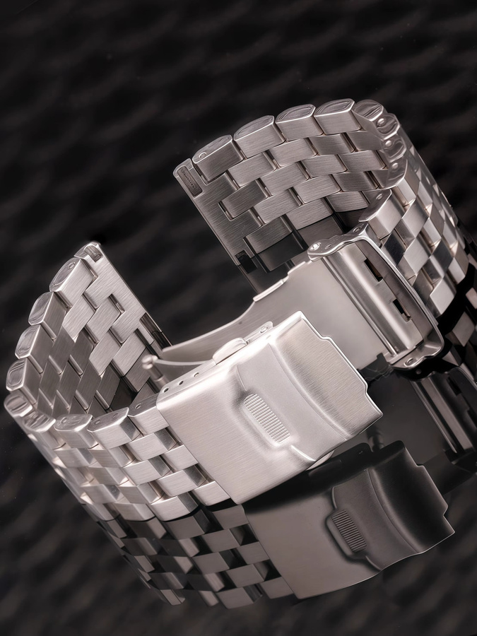 ChronoLink Uhrenarmband Edelstahl, silber, Unisex - Bild 3