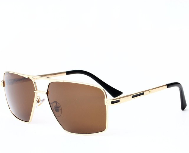 Binchi Outdoor Equipment Sonnenbrille, quadratisch, Metall, Unisex, brown - Bild 1