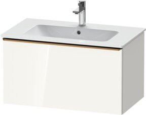 Duravit Waschtischunterschrank D-Neo, weiß hochglänzend, wandhängend, B/T/H: 81 x 46,2 x 44 cm - Bild 1