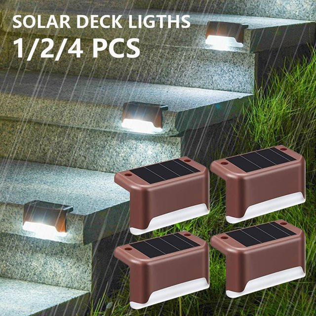 AVACOM Solar Außenleuchten für Garten und Treppen, Wasserdichte Solar-Dekolampe für Zaun und Geländer, Modernes Design - Bild 1