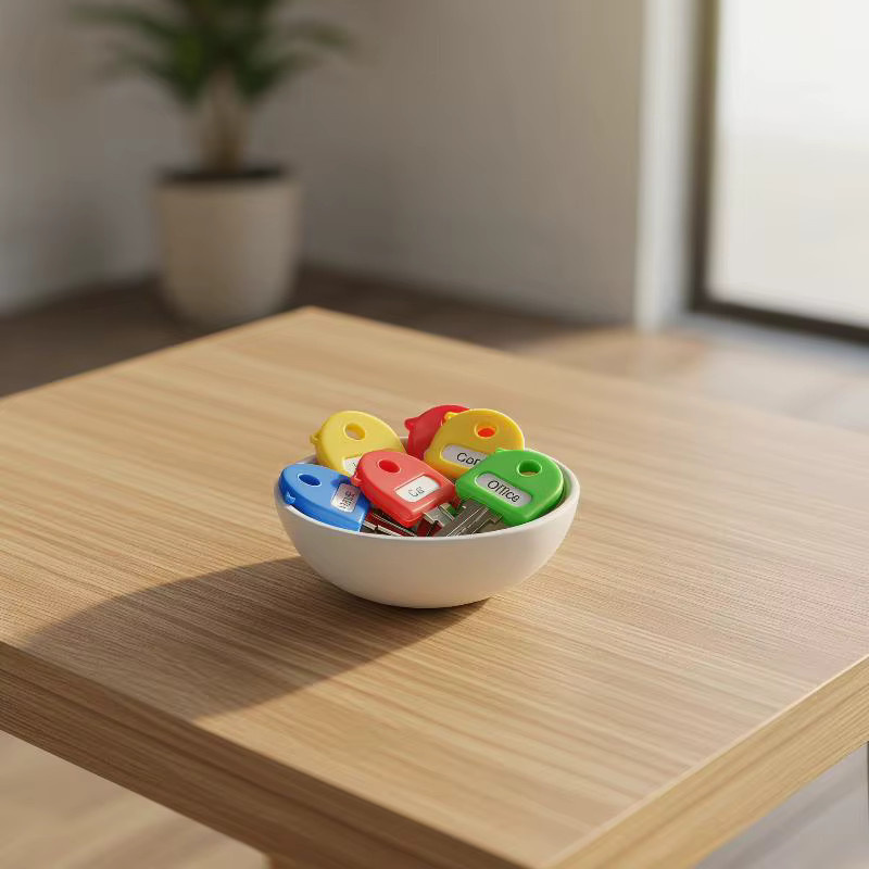 20 Stück farbige Schlüsselkappen aus weichem Gummi in Multicolour als elastische Schlüsselschutzabdeckungen - Bild 2
