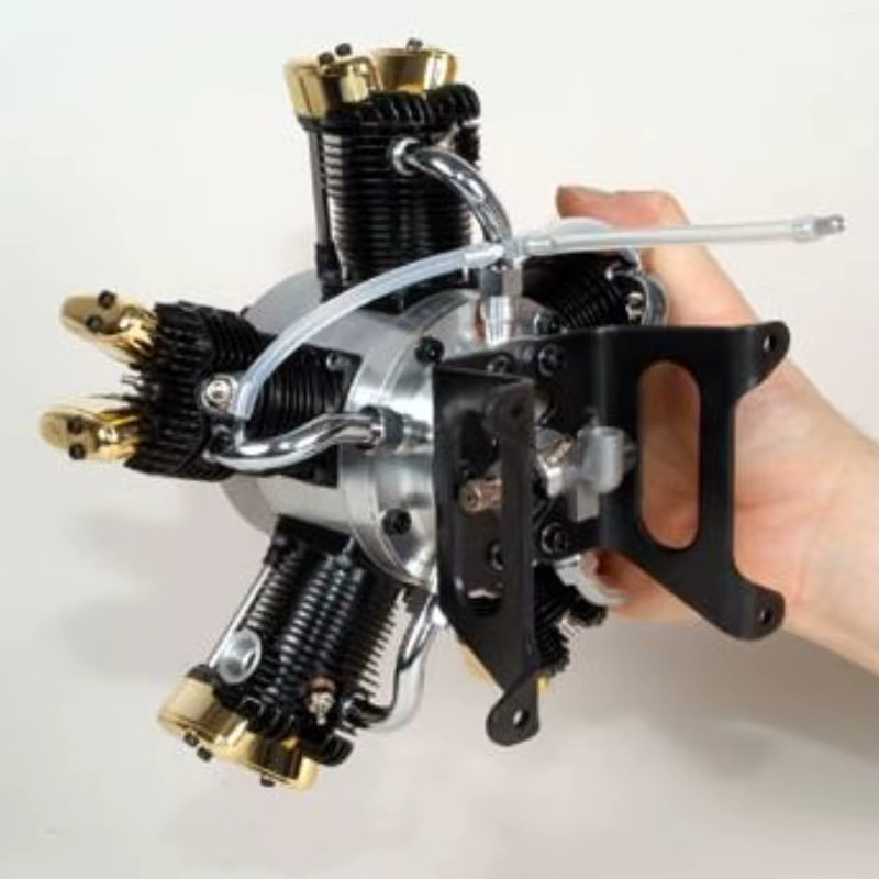 SAITO FA-325R5D 5-Zylinder Radial-Methanol-Motor, 3,1cc, 4-Takt, Zubehör - Bild 3