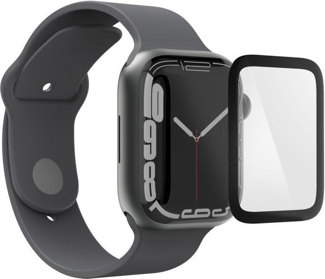 Spigen Super Hybrid Displayschutz für Apple Watch SE (3. Gen.), 41mm, Transparent, inklusive Montagehilfe - Bild 1