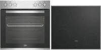 Beko Herdset BBUC12020X in Edelstahl - Bild 1