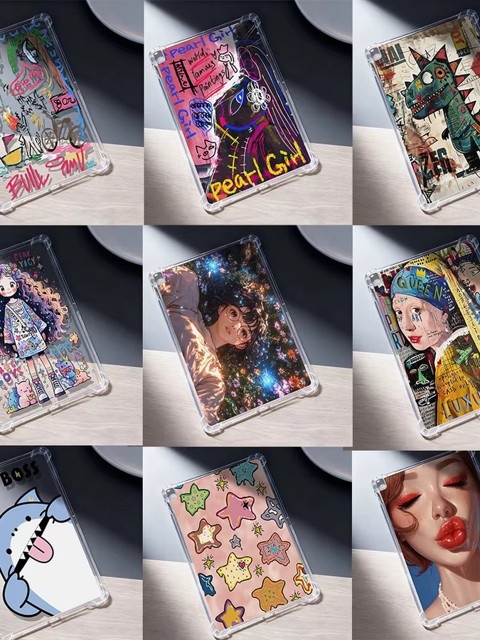 Soft Tablet Schutzhülle mit Graffiti Design für Apple iPad Pro, iPad Air und iPad Mini in Multicolour - Bild 7