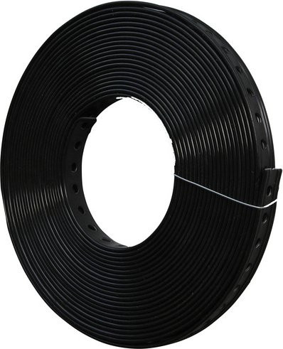 Cornat Lochband aus Kunststoff und Stahl in Schwarz, Breite: 19 mm, Länge: 10000 mm - Bild 1