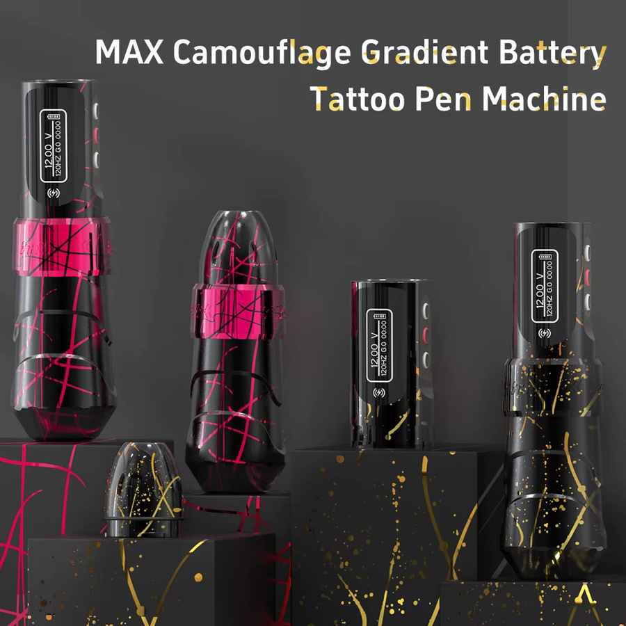 YILONG Kabellose Rotations-Tattoomaschine, LED Digitalanzeige, Tattoo Pen - Bild 2