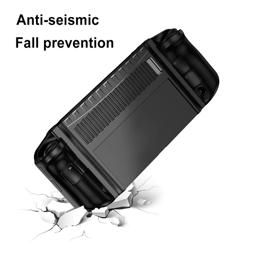 Stoßfeste Schutzhülle aus TPU Silikon für deine Lenovo Legion GO Konsole in Schwarz - Bild 4