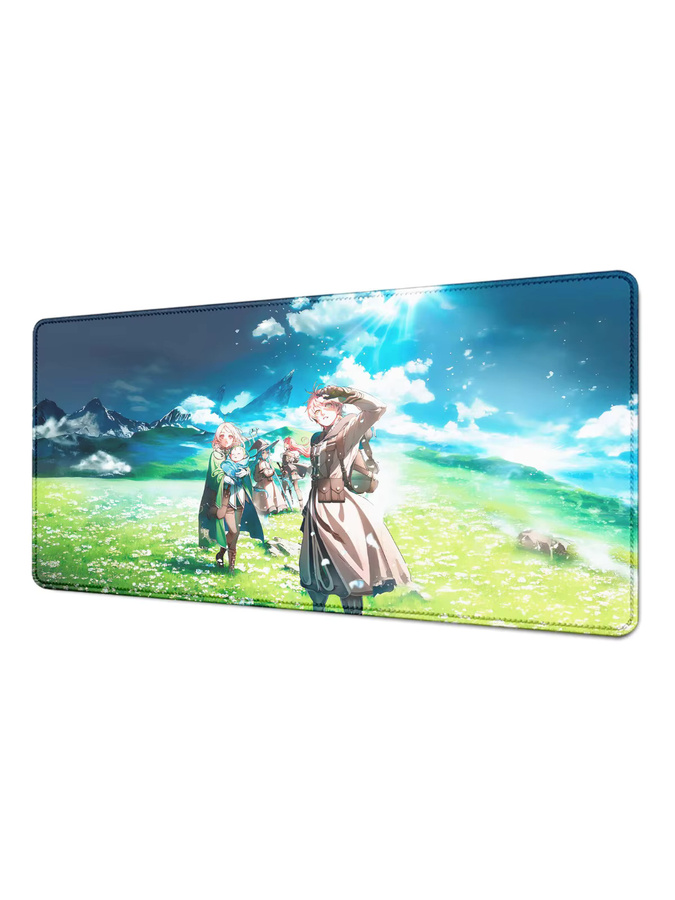BuDuCoost Mushoku Tensei Jobless Reincarnation Anime Gaming-Mauspad XXL, rutschfeste Schreibtischmatte, Multicolour - Bild 3