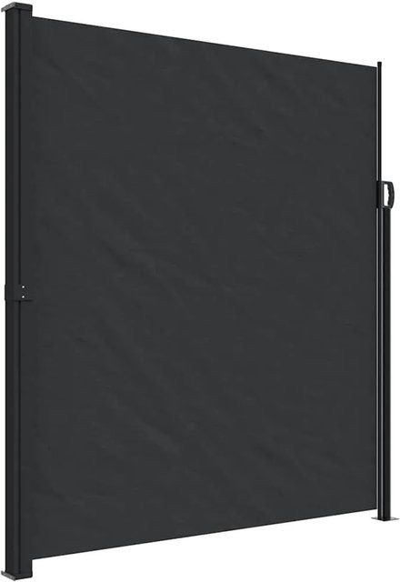 Ausziehbare Seitenmarkise von furnicato in Schwarz aus Polyester, B/H: 600 x 220 cm - Bild 1