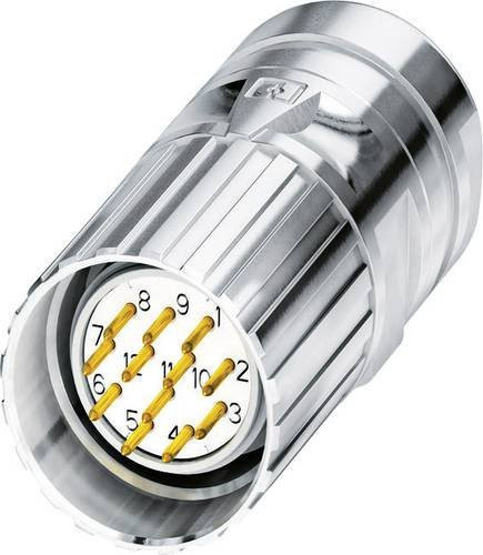 Phoenix Contact M23 Kabelsteckverbinder CA-12P1N8A8008 in Silber - Bild 1