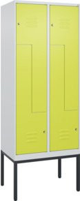 C+P Z-Spind Classic PLUS Spind mit 4 Fächern und Zylinderschloss, B/T/H: 80 x 50 x 212 cm - Bild 1