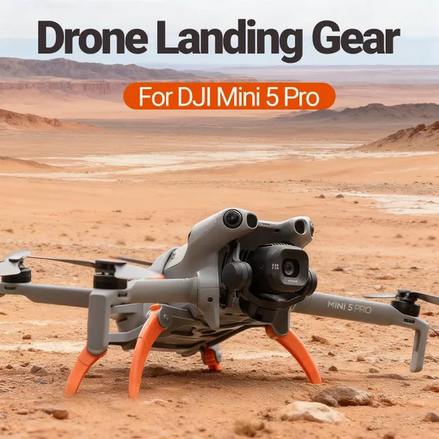 DJI Mini 5 Pro Faltbares Fahrwerk mit erhöhter Standhöhe als Schutz-Skid und Zubehör - Bild 1
