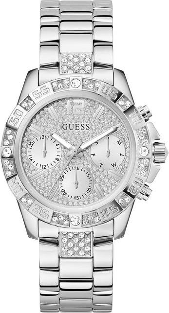 Guess Armbanduhr, Quarz, Edelstahl, Silber, 42 mm, Damen - Bild 1