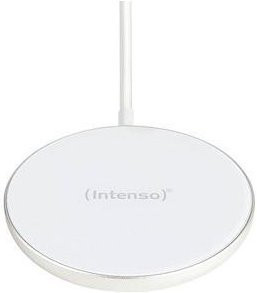 Intenso MW1 Magnetic Wireless Charger – Induktive Ladematte mit 15 Watt Schnellladefunktion, MagSafe-kompatibel, Weiß - Bild 1