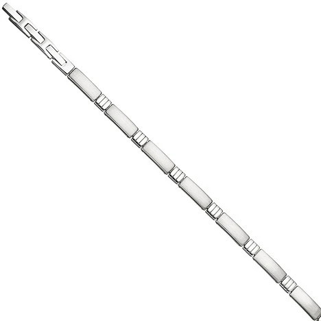 Colfem Armband Edelstahl, teil matt, 21 cm - Bild 1