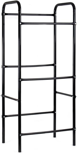 Wiltec Kistenregal aus Metall mit 3 Fächern in Schwarz, B/T/H: 116 x 50 x 33 cm - Bild 1
