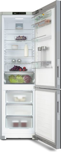 Miele Kühl-Gefrierkombination KFN 4795 CD in Schwarz mit NoFrost und Dynamic Cooling - Bild 1