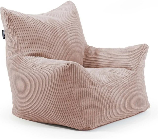 Mokebo Kindersessel Pausenheld aus Cord in Rosa - Bild 1