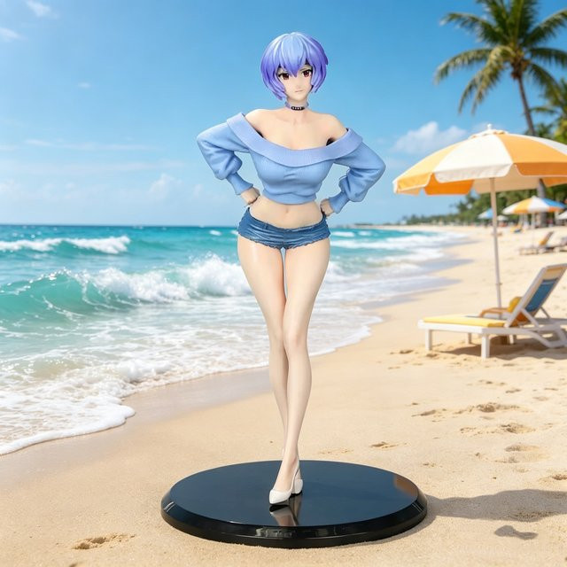 Banpresto Neon Genesis Evangelion Rei Ayanami, Actionfigur, Kunststoff - Bild 1