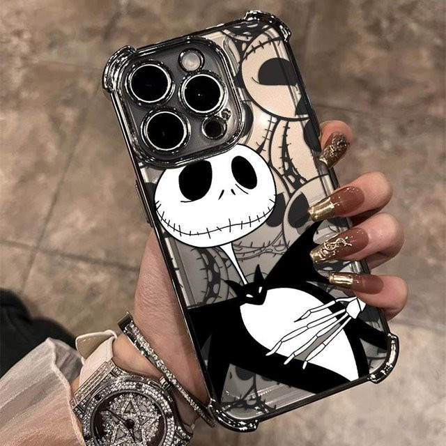 The Nightmare Before Christmas beschichtete Handyhülle für Samsung Galaxy S26 S25 S24 S23 S22 S21 S20 FE Note20 Edge Plus Ultra in Multicolour - Bild 1