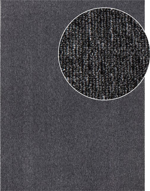 Flachgewebe-Teppich Barca in Anthrazit, B: 240 cm, T: 330 cm - Bild 1