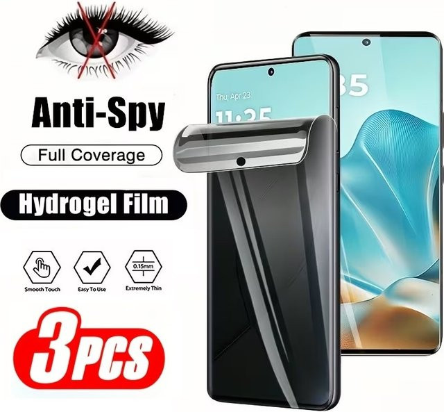 3er-Pack Privatsphäre Hydrogel-Displayschutz für OPPO Find X9 Pro, X8s und Find X8, transparent - Bild 1